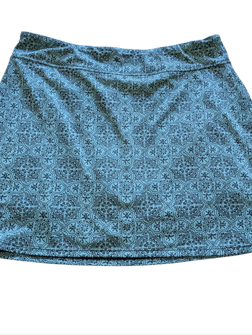 Tranquility Blue Patterned Women’s Skort M Athletic Tennis Athleisure Activewear